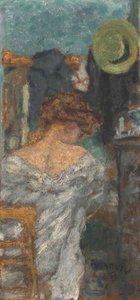 Sittande kvinna, rygg av Pierre Bonnard