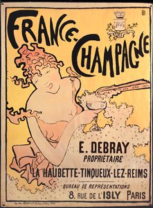 Frankrike Champagne. Litografi ... (litografi) av Pierre Bonnard
