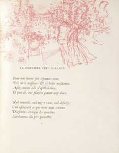 Illustration från "Parallelement" av Paul Verlaine av Pierre Bonnard