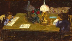 Interiör: The Terrasse Children av Pierre Bonnard
