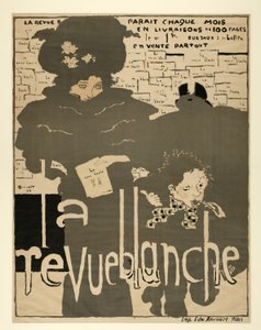 The White Review, pub. 1894 (lito i färg) av Pierre Bonnard