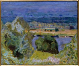 Seinen vid Vernon av Pierre Bonnard