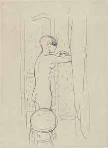 La Toilette (badet) av Pierre Bonnard