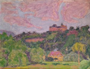 Landskap vid Uriage av Pierre Bonnard