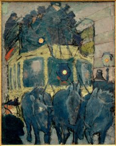 Lomnibus "Panthéon-Courcelles" av Pierre Bonnard