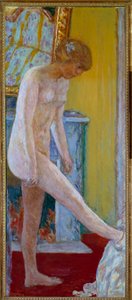 Nu-målning av Pierre Bonnard (1867-1947) 1900-talets Paris, kommunalt museum för modern konst av Pierre Bonnard