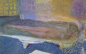 Naken i badet, 1936