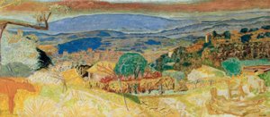 Cannet landskap av Pierre Bonnard