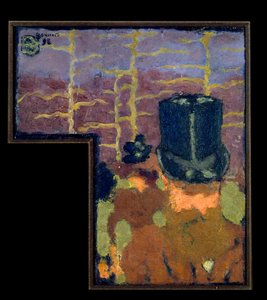 Porträtt av den franske målaren Edouard Vuillard av Pierre Bonnard