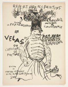 Repertoar av Theatre des Pantins - sex sånger av Pierre Bonnard