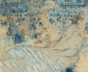 Badort i Normandie, ca 1897-98 (pastell på kartong) av Pierre Bonnard