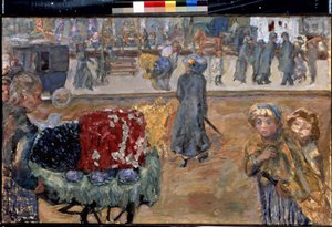 Soir a Paris (kväll i Paris). Målning av Pierre Bonnard (1867-1947) av Pierre Bonnard