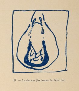 Sorg - Pere Ubus tårar, från Alfabetet Pere Ubu av Pierre Bonnard