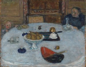 Måltiden, 1899 av Pierre Bonnard