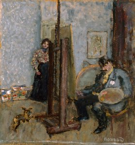 Målarens ateljé av Pierre Bonnard