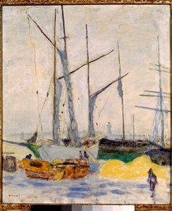 Hamnen i Cannes av Pierre Bonnard