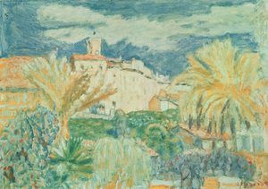Utsikt över Le Cannet, 1920 av Pierre Bonnard