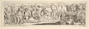 Bacchanal, 1615–42. av Pierre Brebiette