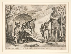 Diogenes och Alexander den store