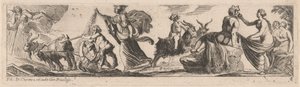 Satyr som kör ett par getter av Pierre Brebiette