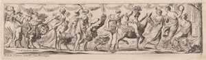 Kvinna som piskar en Satyr