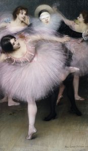 Harlequin Dancers; Harlekin med dansare