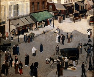 Place Pigalle i Paris, 1880-talet.