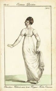 Kvinna som dansar på en bal, Paris