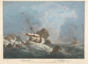 Skeppsbrott av Pierre Charles Canot