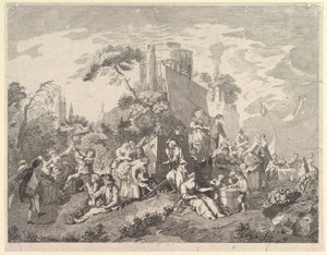 Landsmässan, 1762. av Pierre Charles Levesque