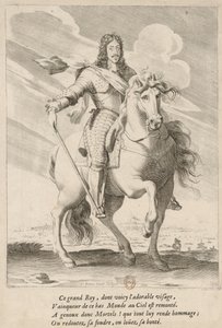 Ridsporträtt av Ludvig XIII av Frankrike