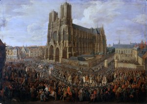 Ludvig XV:s kavalkad efter hans kröning, 26 oktober 1722