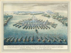 Sjöslaget vid Gangut den 27 juli 1714, efter 1724.