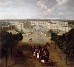 Utsikt över Grand Trianon från Avenue