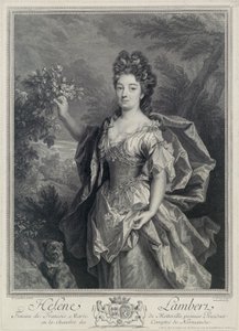 Helene de Motteville av Pierre Drevet
