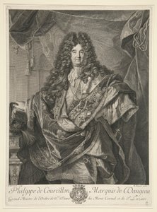 Philippe de Courcillon, markis av Dangeau av Pierre Drevet