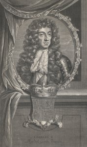 Porträtt av Karl II av Pierre Drevet