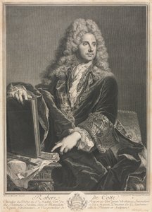 Porträtt av Robert de Cotte