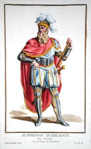 Alfonso V (1396-1458) Kung av Aragon och Sicilien, från 