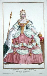 Elizabeth Petrovna (1709-62) Kejsarinna av Ryssland (1741-62) från 