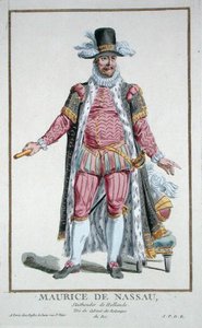 Prins Maurice av Nassau (1567-1625) Stadsinnehavare av den holländska republiken från 
