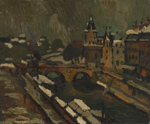 Paris på vintern av Pierre Dumont