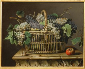 Panier de raisins - En korg med druvor ...