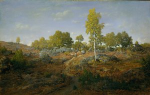 En stig bland klipporna, troligen 1861.