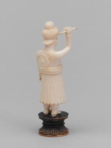 Svart bonde, schackpjäs, Indien av Pierre Eugene (after) Grandsire