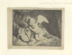 Rustende Amor Samling av åttiofem originaltryck (serietitel) av Pierre François Basan (workshop of)