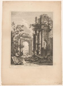 Ruin av ett fornminne Ruine d
