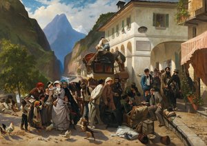 Tullen vid Simplon, 1880.