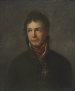 Porträtt av amiralen och upptäcktsresanden Ivan Krusenstern Adam Johann Ritter von Krusenstern 1770-184