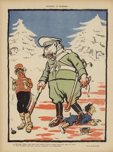 Affärer är affärer. Illustration för Le Rire av Pierre Georges Jeanniot